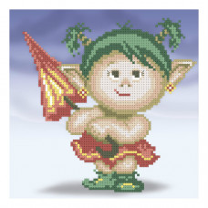 Elf with parasol
