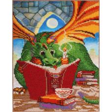Little dragon with a book